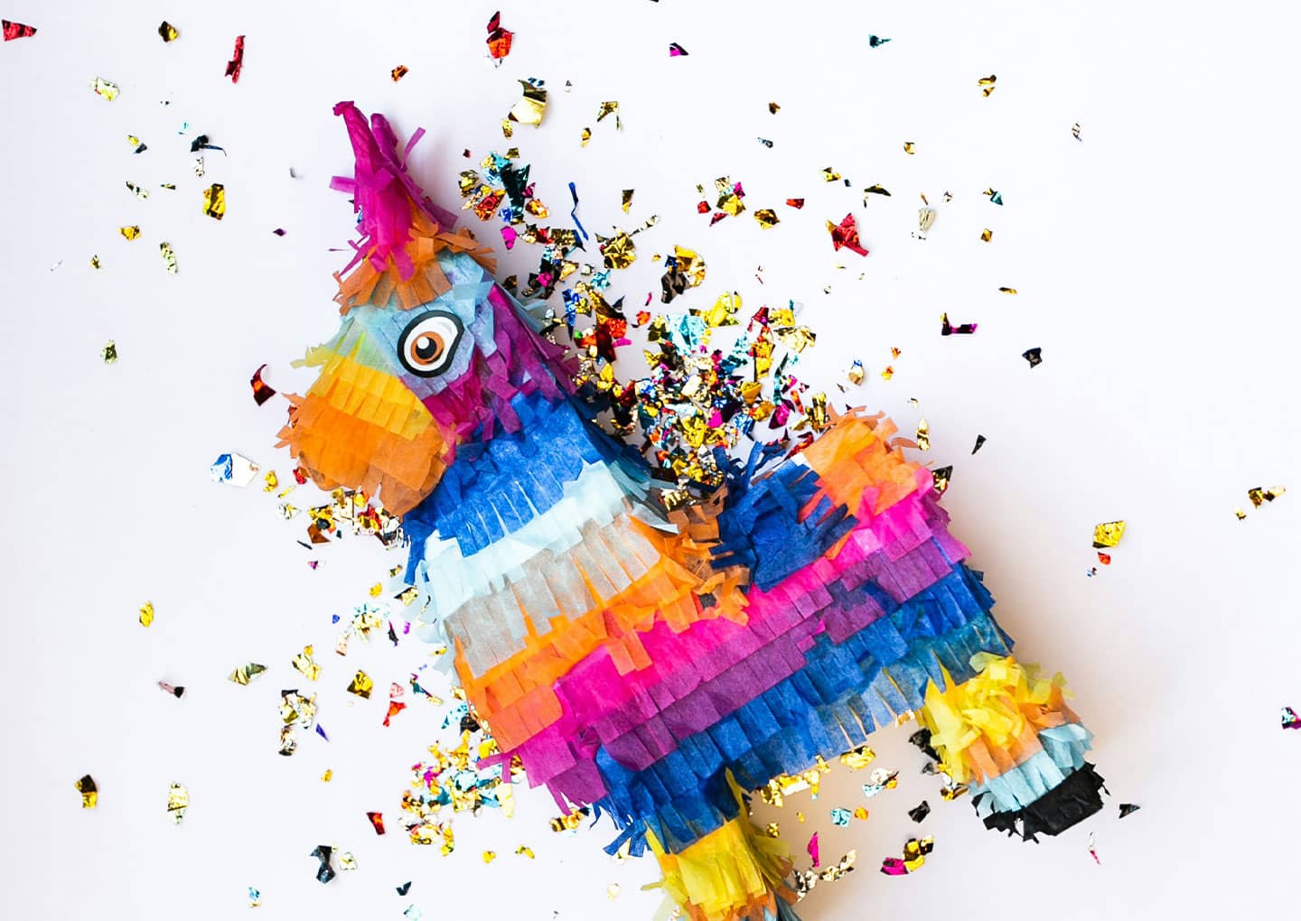 A unicorn piñata
